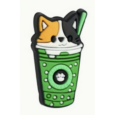 Embout d'aiguilles - Chat mug vert