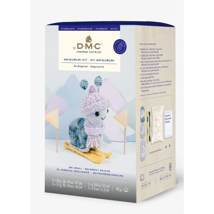 Kit crochet escargot skieur - DMC