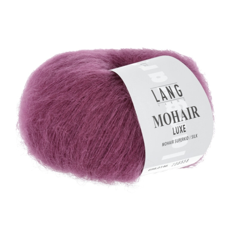 Mohair luxe -  Lang yarns prune 0146