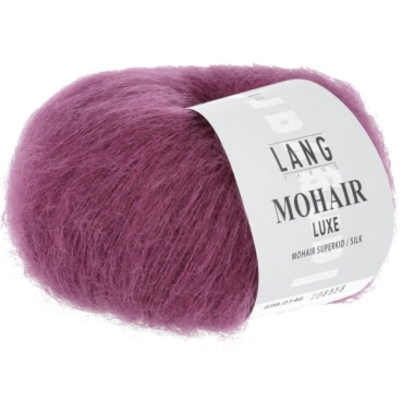 Mohair luxe -  Lang yarns prune 0146