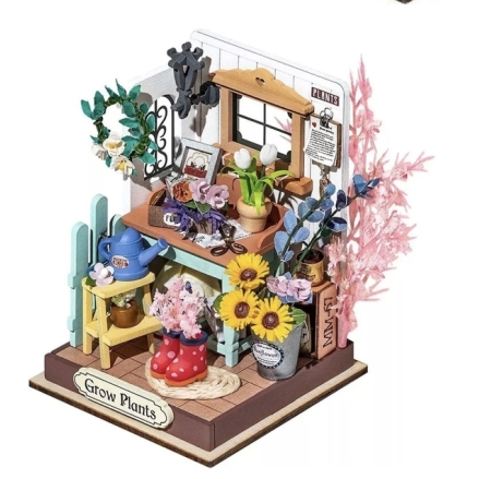 Petite maquette Jardin de terrasse de rêve à faire soi-même, Robotime