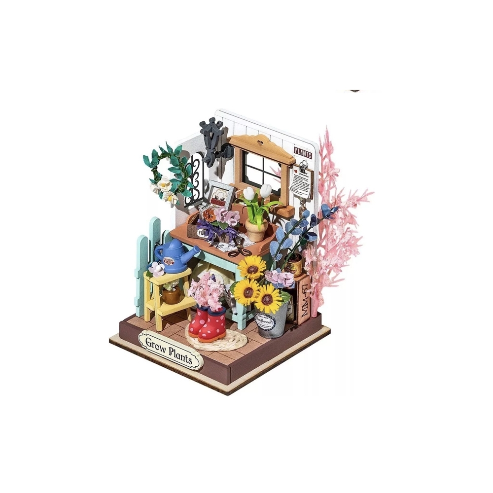 Petite maquette Jardin de terrasse de rêve à faire soi-même, Robotime