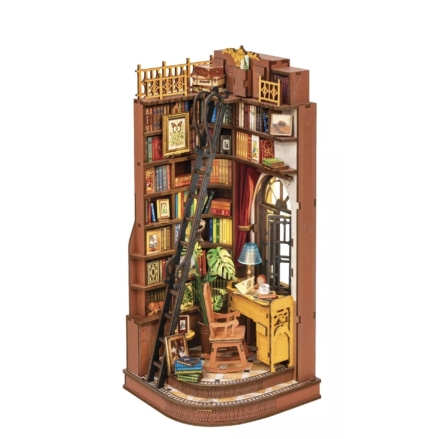 Maquette Robotime, Coin lecture DIY, Bureau silencieux