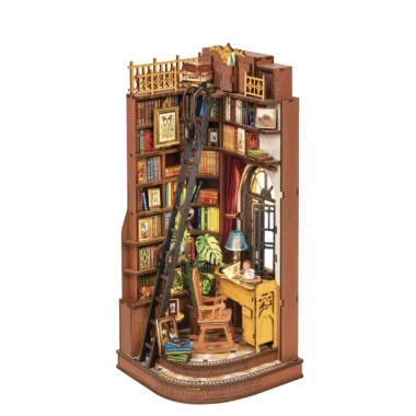 Maquette Robotime, Coin lecture DIY, Bureau silencieux