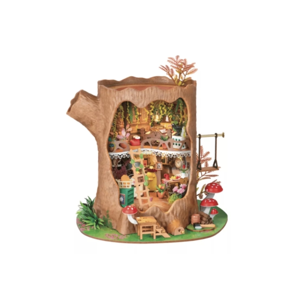 Maquette Robotime, Maison miniature à monter soi-même, Cabane féérique dans les arbres