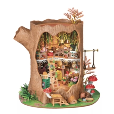 Maquette Robotime, Maison miniature à monter soi-même, Cabane féérique dans les arbres
