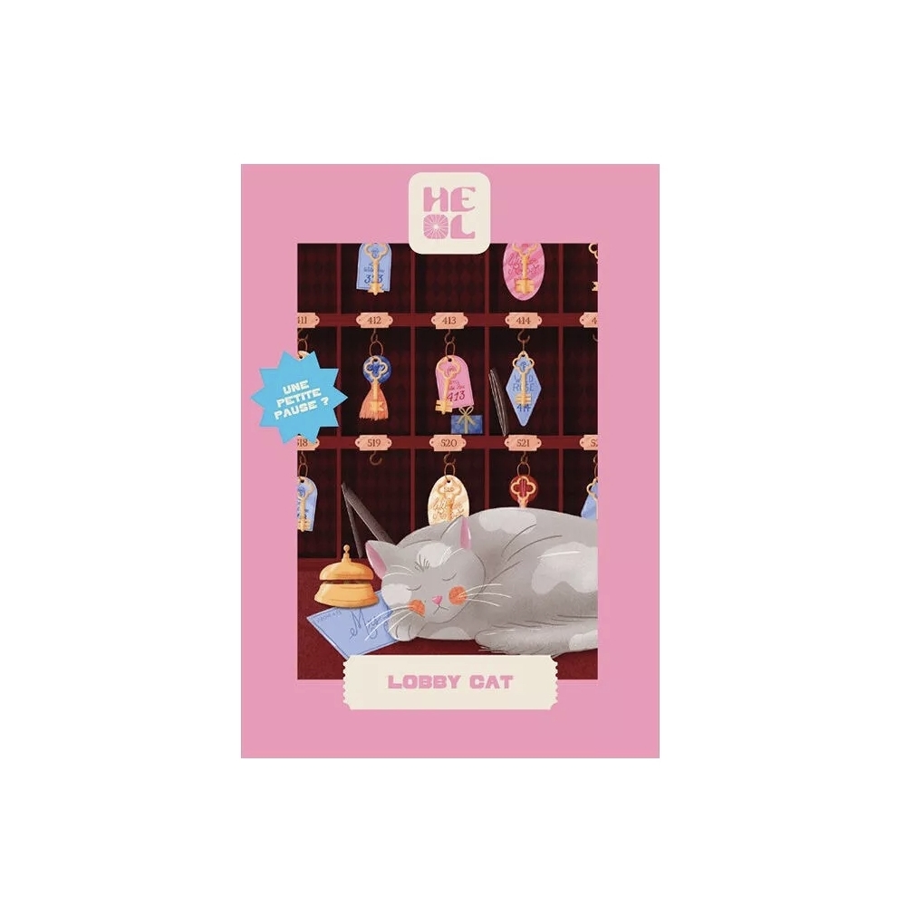 Mini puzzle Lobby Cat – Les éditions Heol – 99 pièces