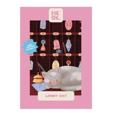 Mini puzzle Lobby Cat – Les éditions Heol – 99 pièces