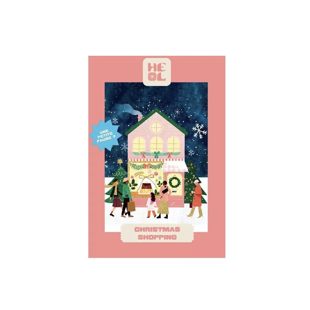 Mini puzzle Christmas Shopping – Les éditions Heol – 99 pièces