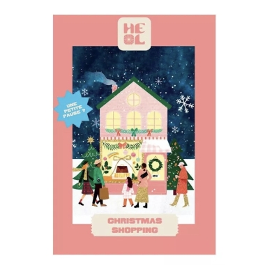 Mini puzzle Christmas Shopping – Les éditions Heol – 99 pièces