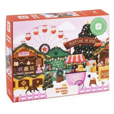 Puzzle Marché de Noël - Les éditions Heol - 1000 pièces