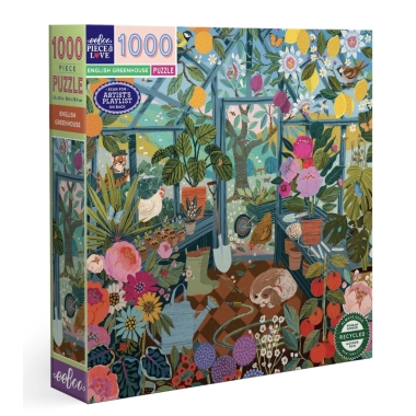 Puzzle Eeboo English Greenhouse 1000 Piece
