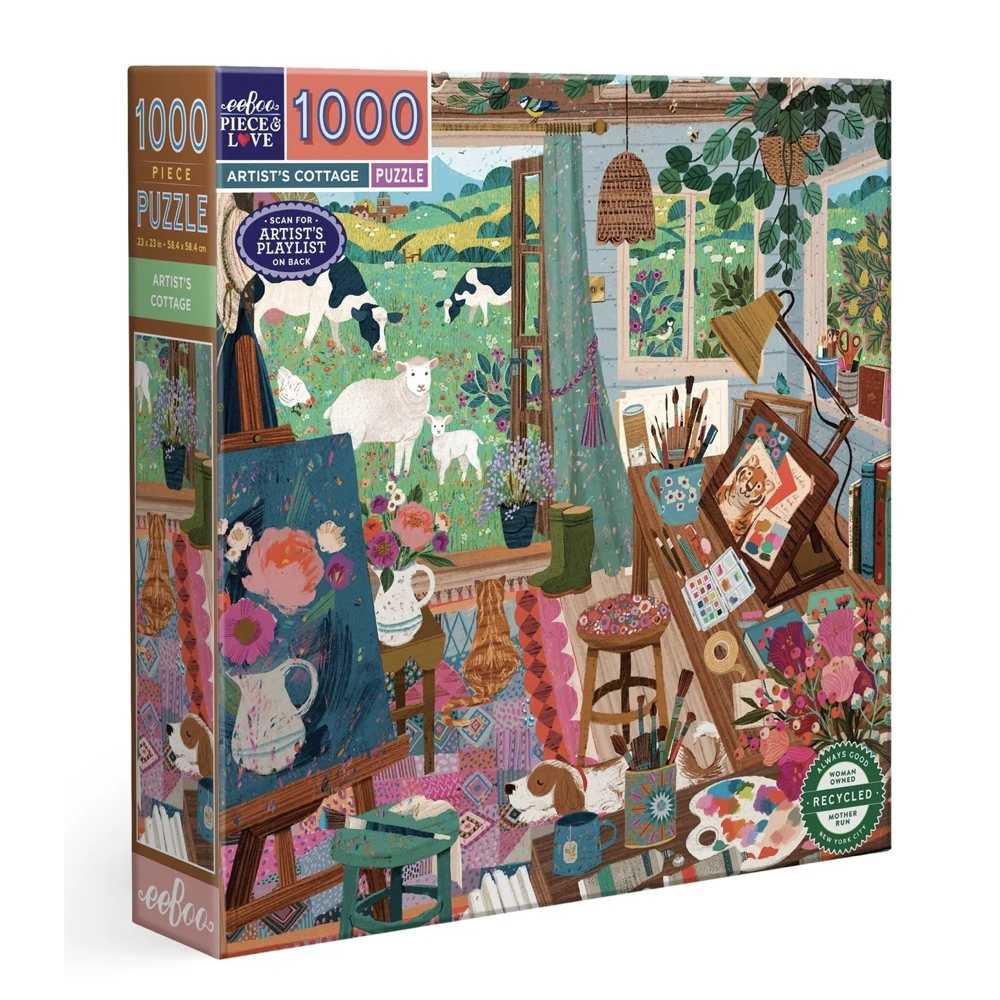 Puzzle Eeboo Artist's Cottage 1000 Piece