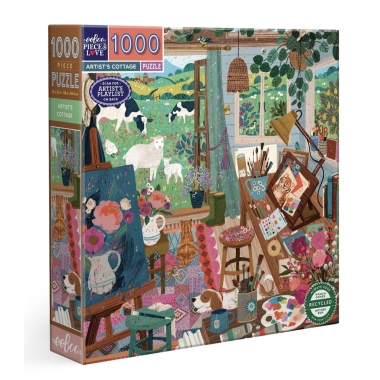 Puzzle Eeboo Artist's Cottage 1000 Piece