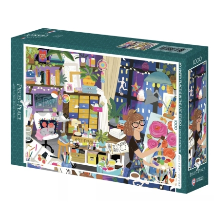 Puzzle 1000 Pièces - Mon Lieu Préféré : l'Atelier d'Art