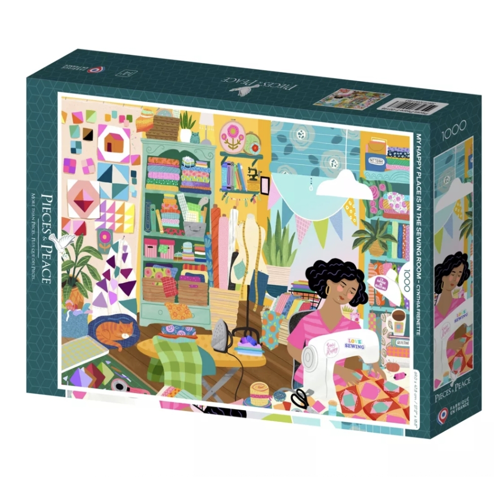 Puzzle 1000 Pièces - My Happy Place is in the Sewing Room