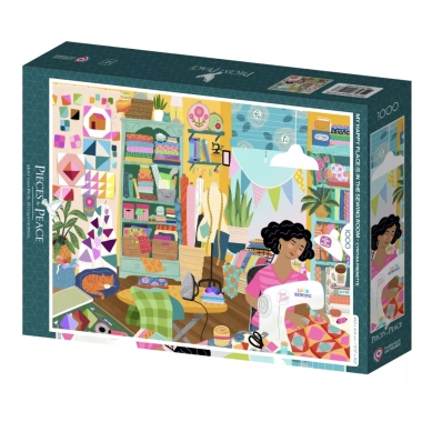 Puzzle 1000 Pièces - My Happy Place is in the Sewing Room