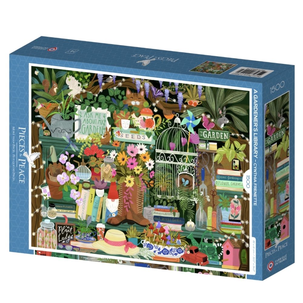 La bibliothèque du Jardinier Puzzle 1500 pièces