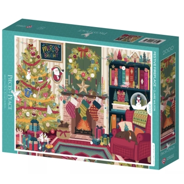 Puzzle 2000 Pièces - Cheminée de Fêtes