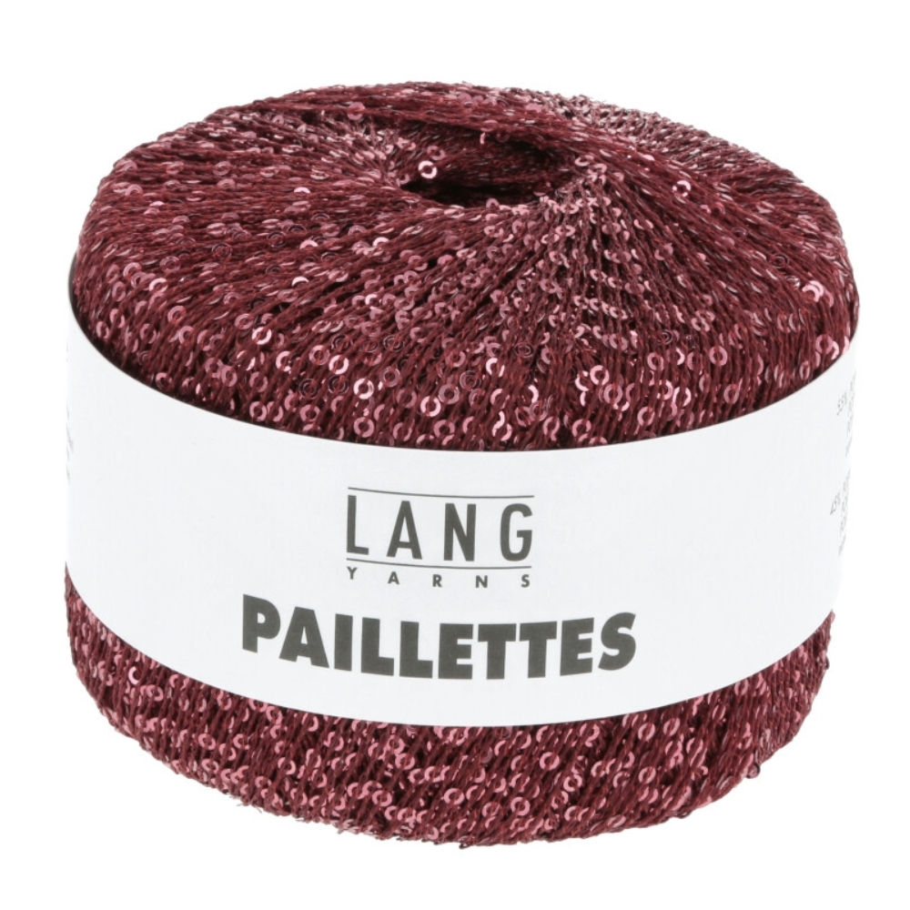 Paillettes - Lang Yarns bordeaux 062
