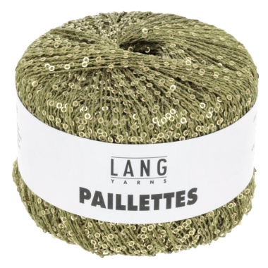 Paillettes - Lang Yarns vert jaune 097