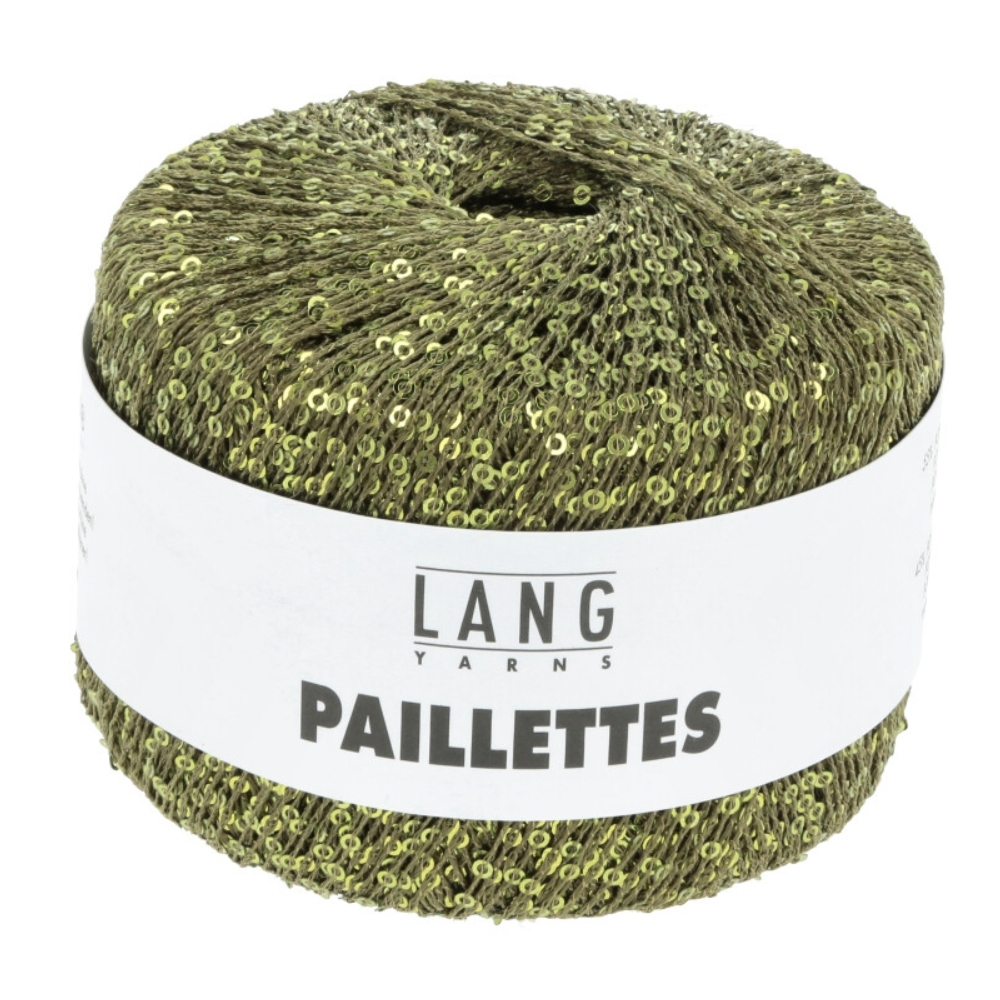 Paillettes - Lang Yarns vert olive 098