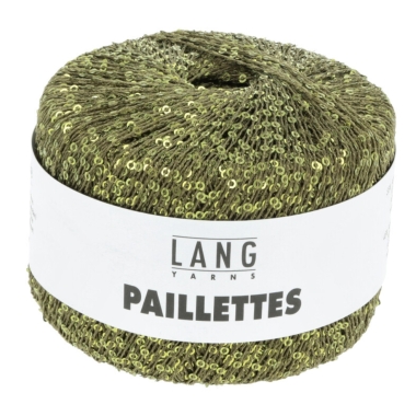 Paillettes - Lang Yarns vert olive 098
