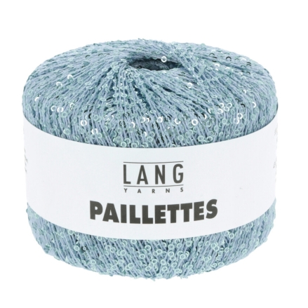 Paillettes - Lang Yarns bleu givré 020