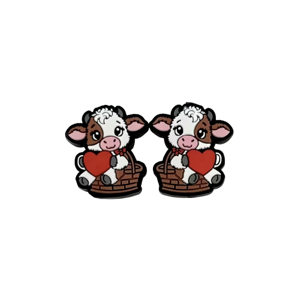 embouts d'aiguilles vache coeur