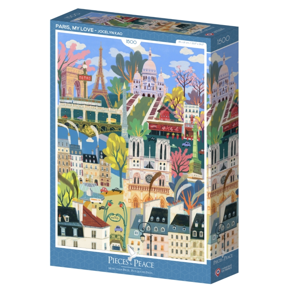 Paris, mon Amour Puzzle 1500 pièces