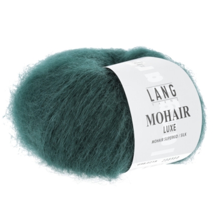 Mohair luxe -  Lang yarns vert foncé 0218