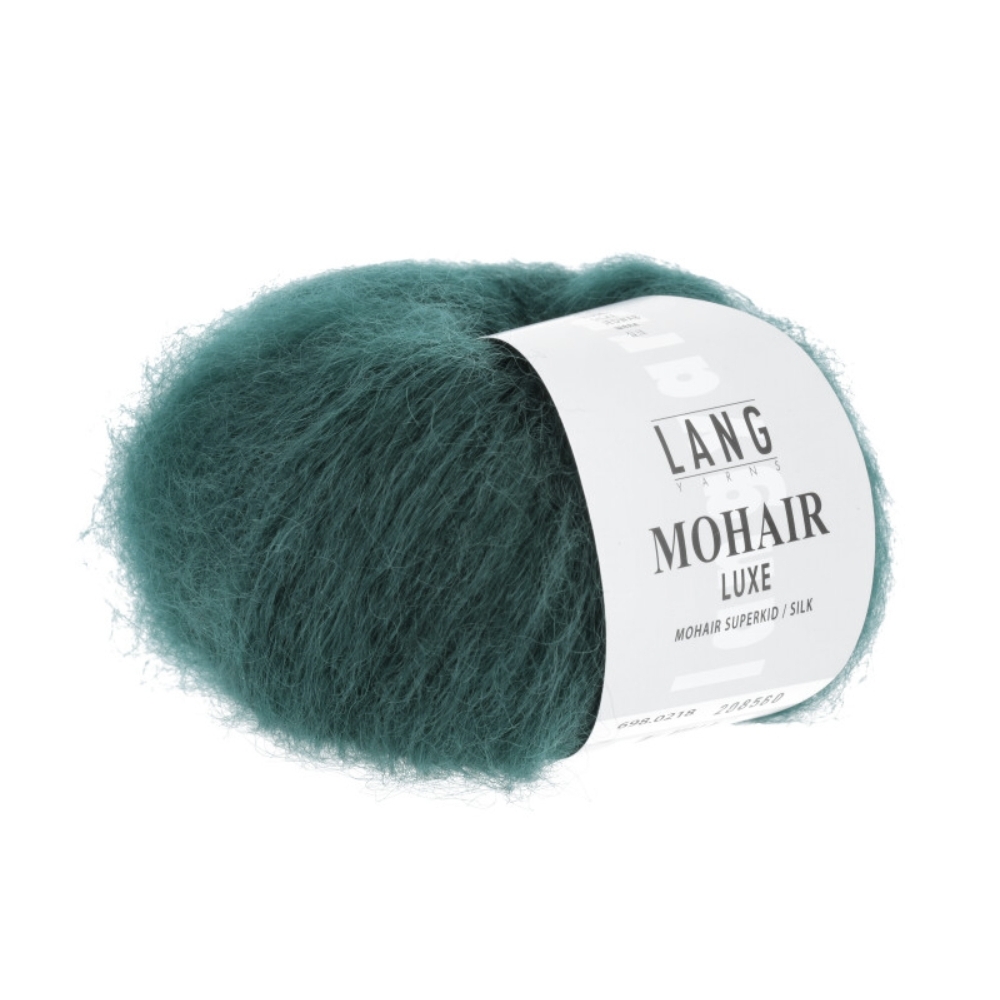 Mohair luxe -  Lang yarns vert foncé 0218