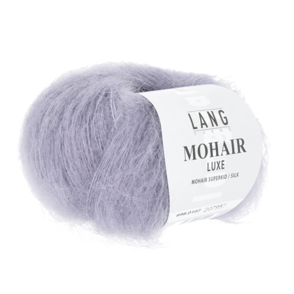 Mohair luxe -  Lang yarns  parme 107