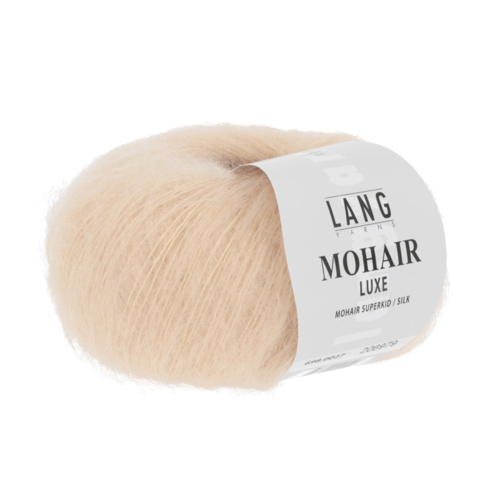 Mohair luxe -  Lang yarns abricot 027