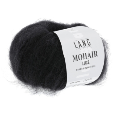 Mohair luxe -  Lang yarns noir 004