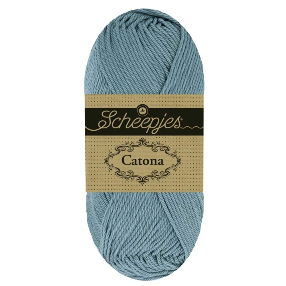 Catona Scheepjes bleu acier 092 Steel Blue