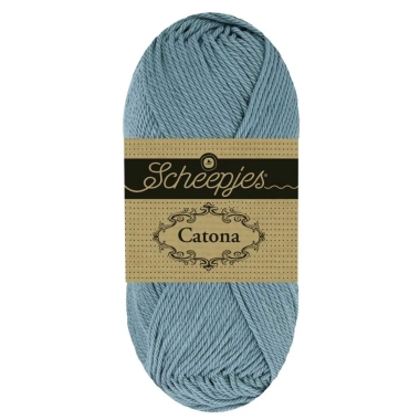 Catona Scheepjes bleu acier 092 Steel Blue