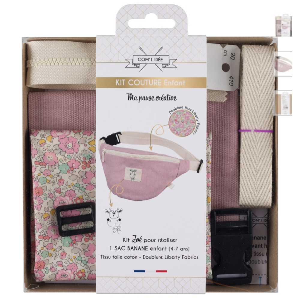 Kit pour sac banane enfant - Zoé