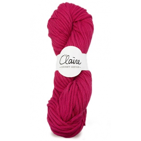 ByClaire Chunky Cotton rose framboise n°3