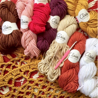 ByClaire Chunky Cotton moutarde n°10