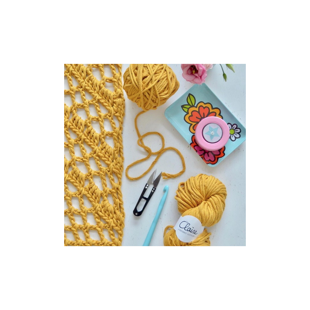 ByClaire Chunky Cotton moutarde n°10
