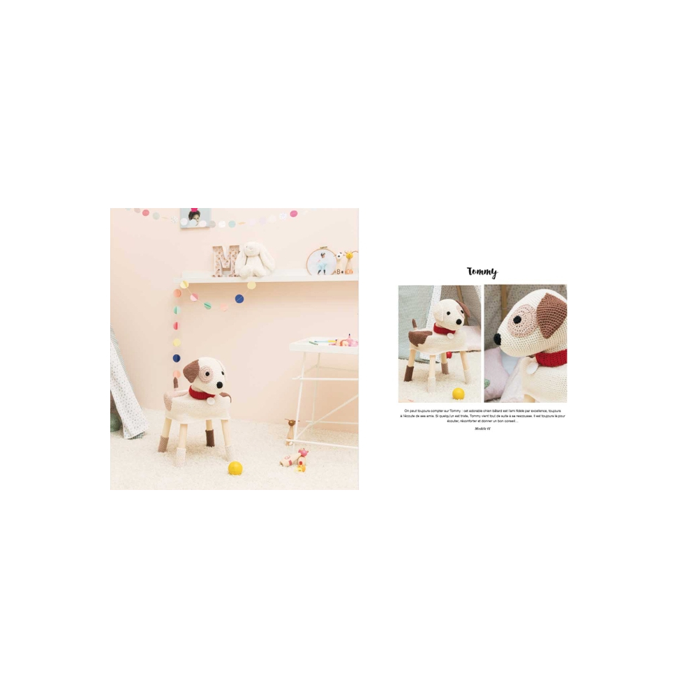 Tabourets animaliers au crochet - Rico Design