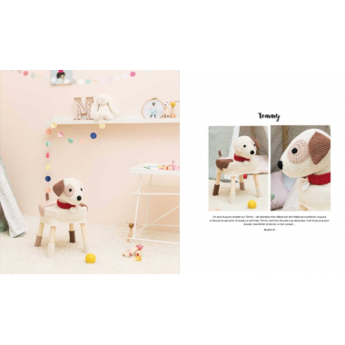 Tabourets animaliers au crochet - Rico Design