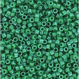 Miyuki delica's 11/0 - opaque dyed green 656