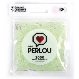 Mini Perlou - 2000 Perles à repasser Phosphorescent