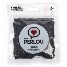 Mini Perlou - 2000 Perles à repasser Noir