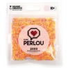 Mini Perlou - 2000 Perles à repasser Jaune orange transparent - 4 couleurs