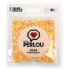 Mini Perlou - 2000 Perles à repasser Jaune orange - 4 couleurs