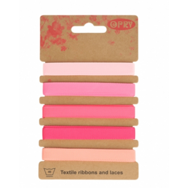 Assortiment de rubans gros grain 10mm