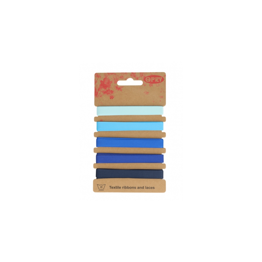 Assortiment de rubans gros grain 10mm Assortiment de rubans gros grain 10mm